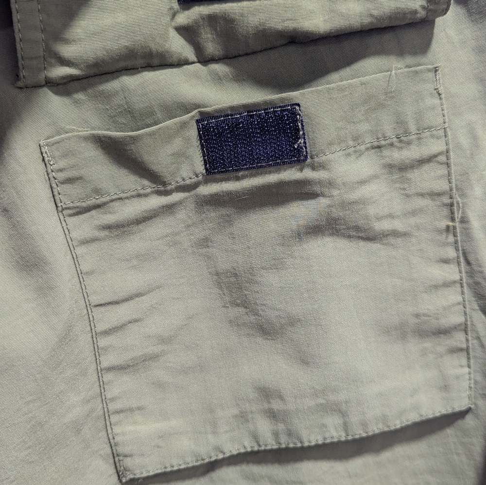 Eddie Bauer Mens Shorts Hybrid Green Nylon Swim Trunks Mesh Lined Drawstring XL - Picture 7 of 10